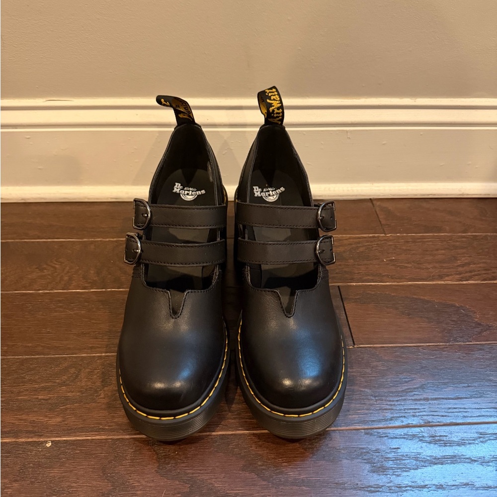 Eviee Sendal Leather Heeled Doc Martens - US Women’s 10
